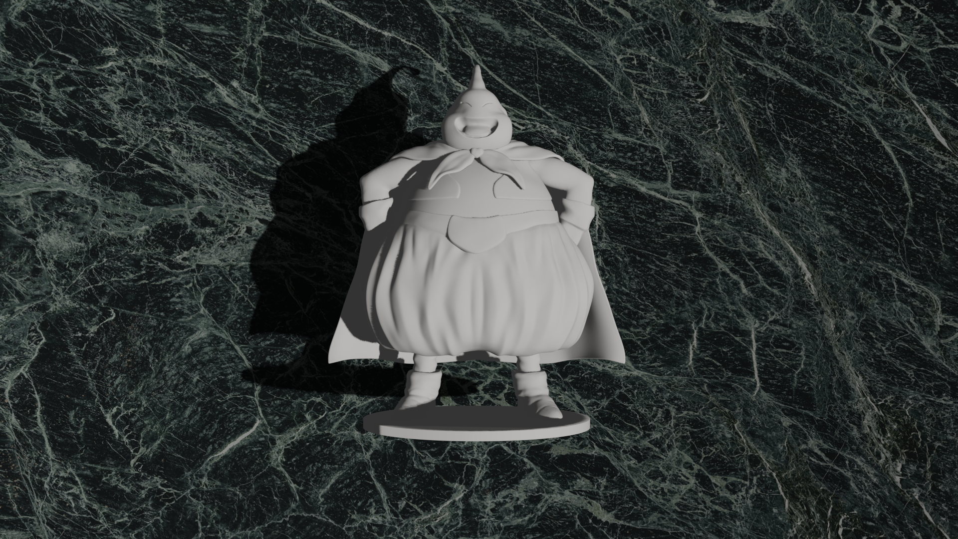 Majin Boo Dragon Ball Z #5 Optimized for 3D Printing