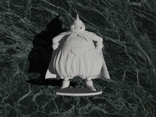 Majin Boo Dragon Ball Z #5 Optimized for 3D Printing