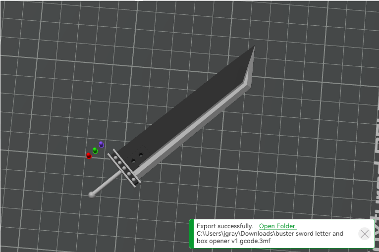 Buster Sword mini