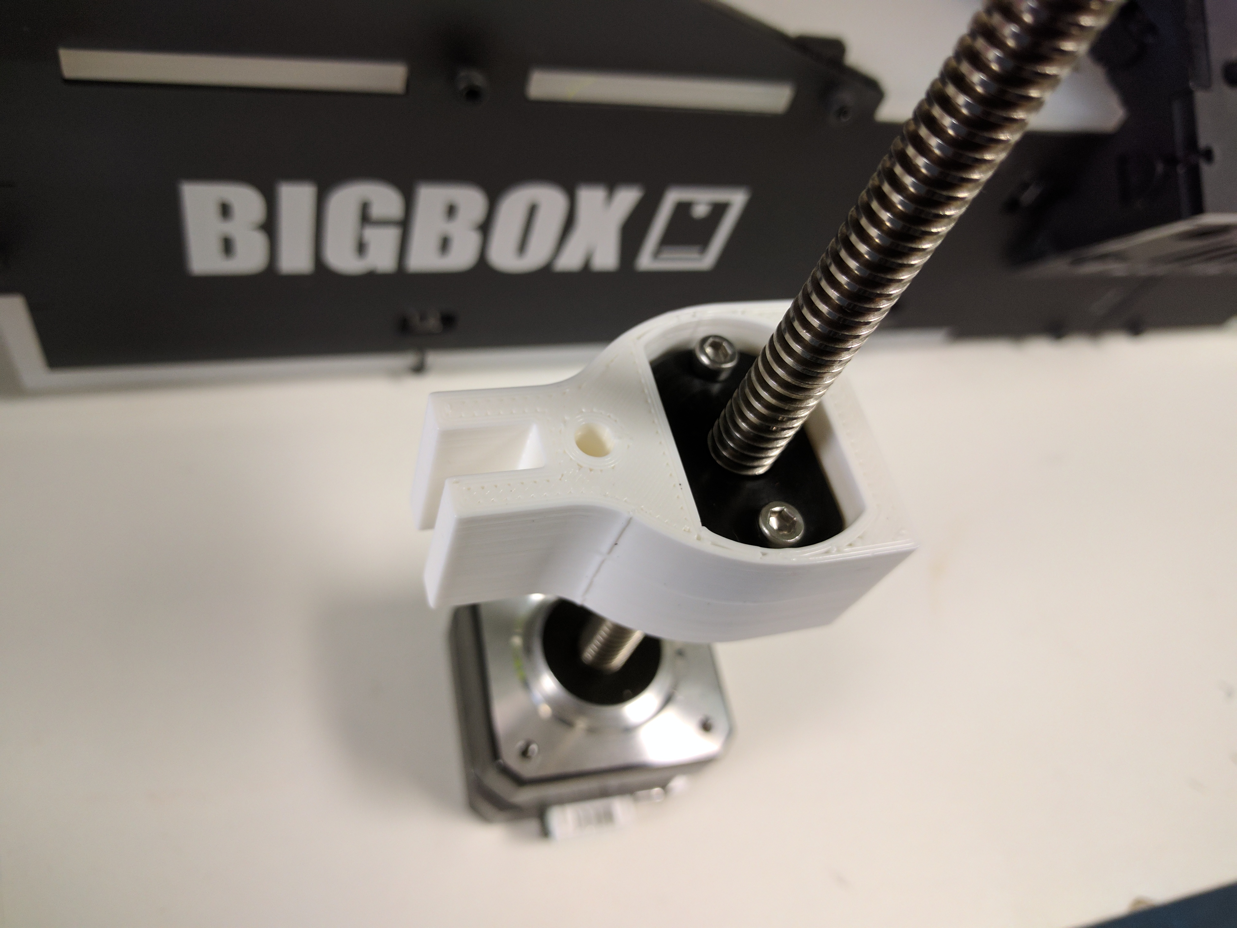 BigBox Integrated Lead-Screw Anti-BackLash Nut Z-Axis Drive Brackets