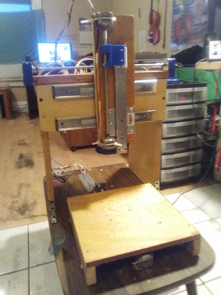The Lazy And Poor Person's Homebuilt CNC Machine