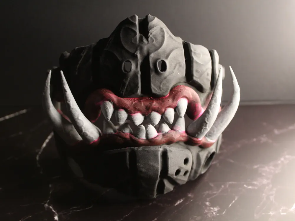 Cyber Oni Demon Mask
