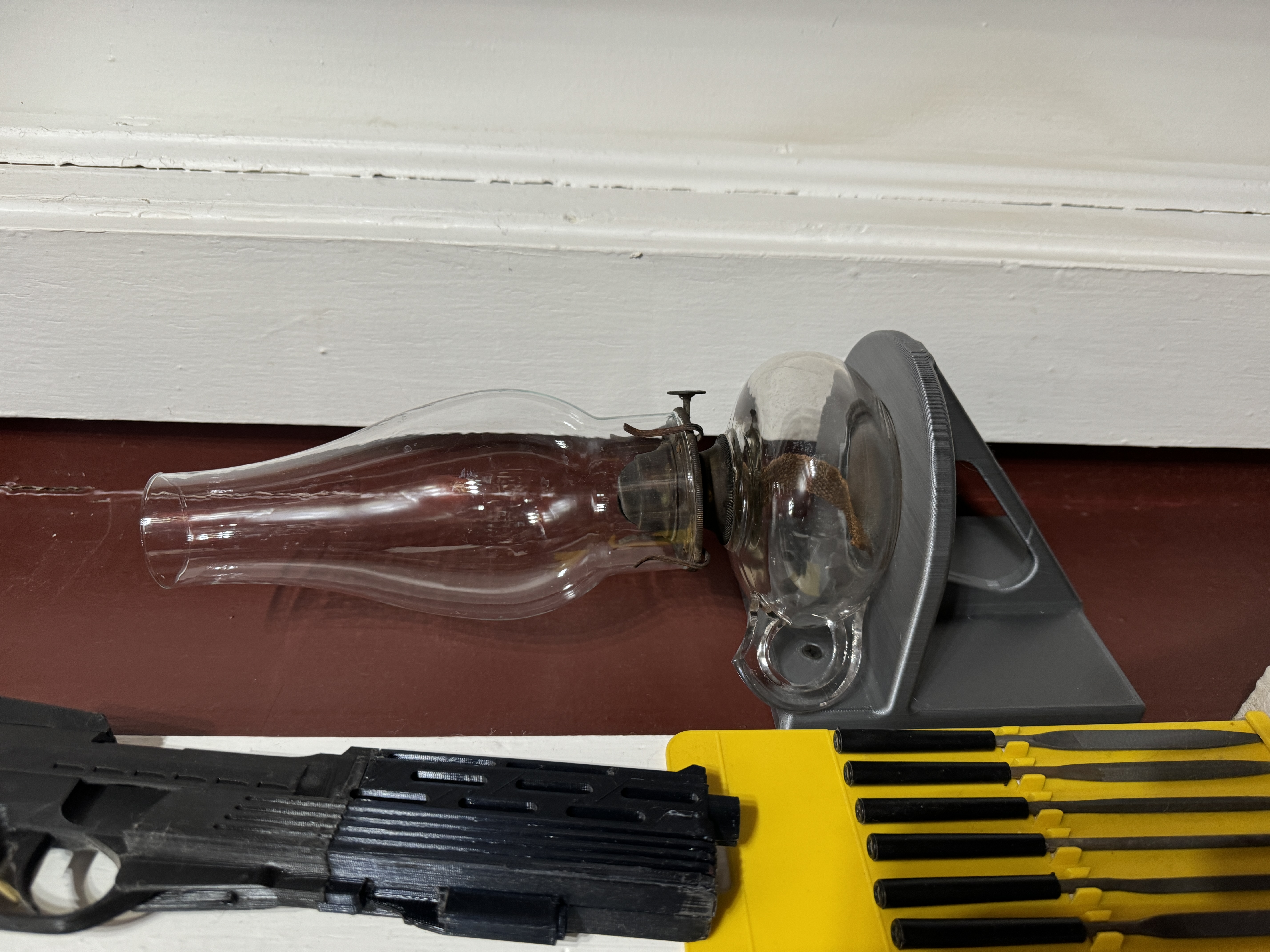 Antique Lamp Custom Shelf