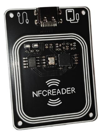 TapTo USB-C Reader Case (Smaller Black PN532 Board)