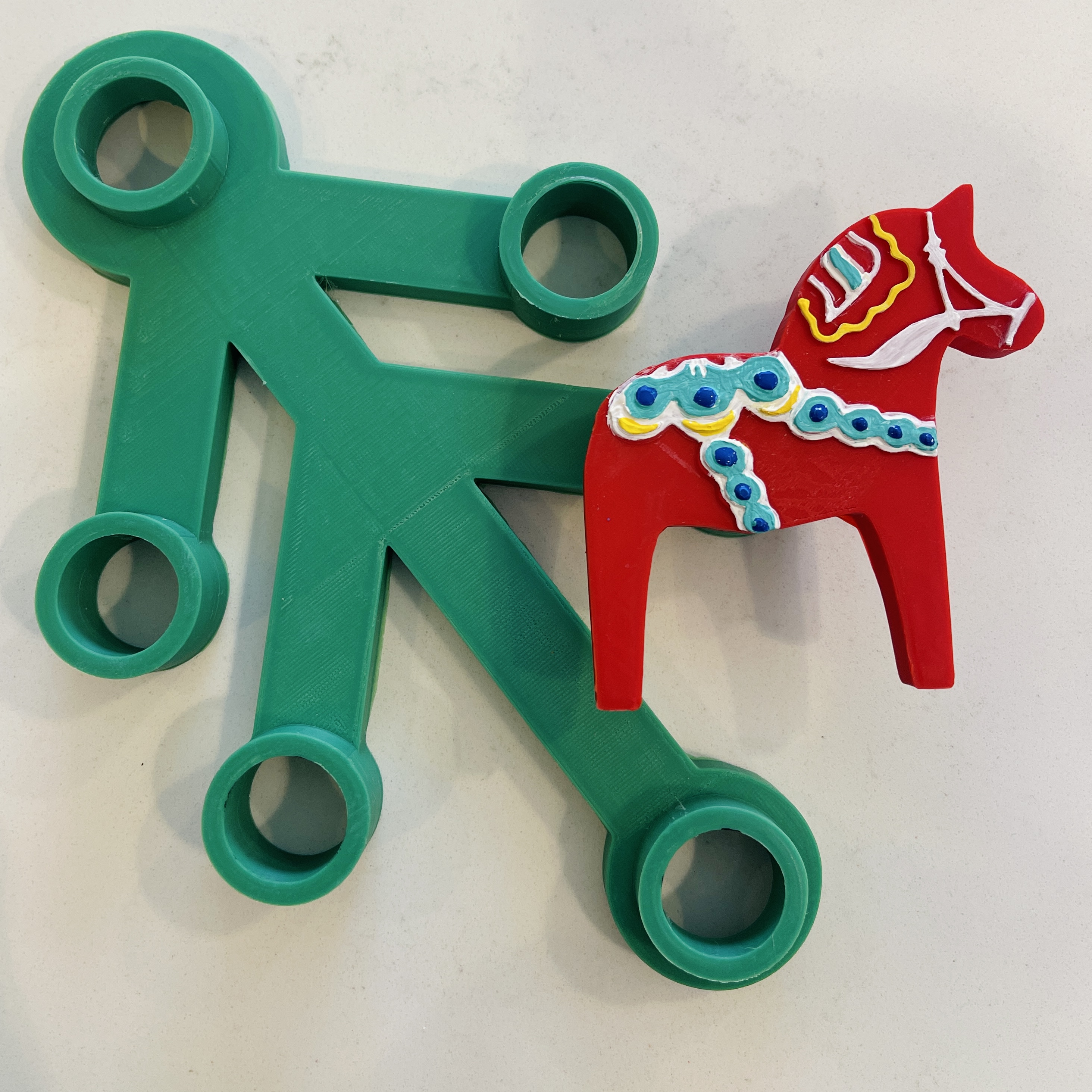 Swedish Dala Horse (Dalahäst) for Giant LEGO Wreath