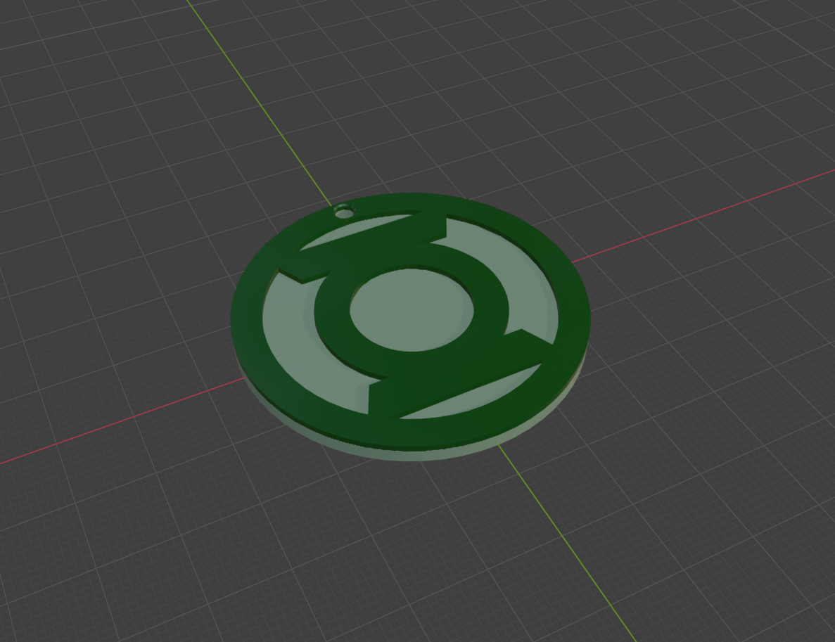 Green Lantern Keychain