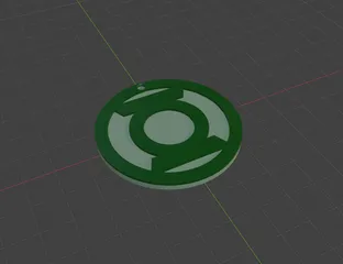 Green Lantern Keychain