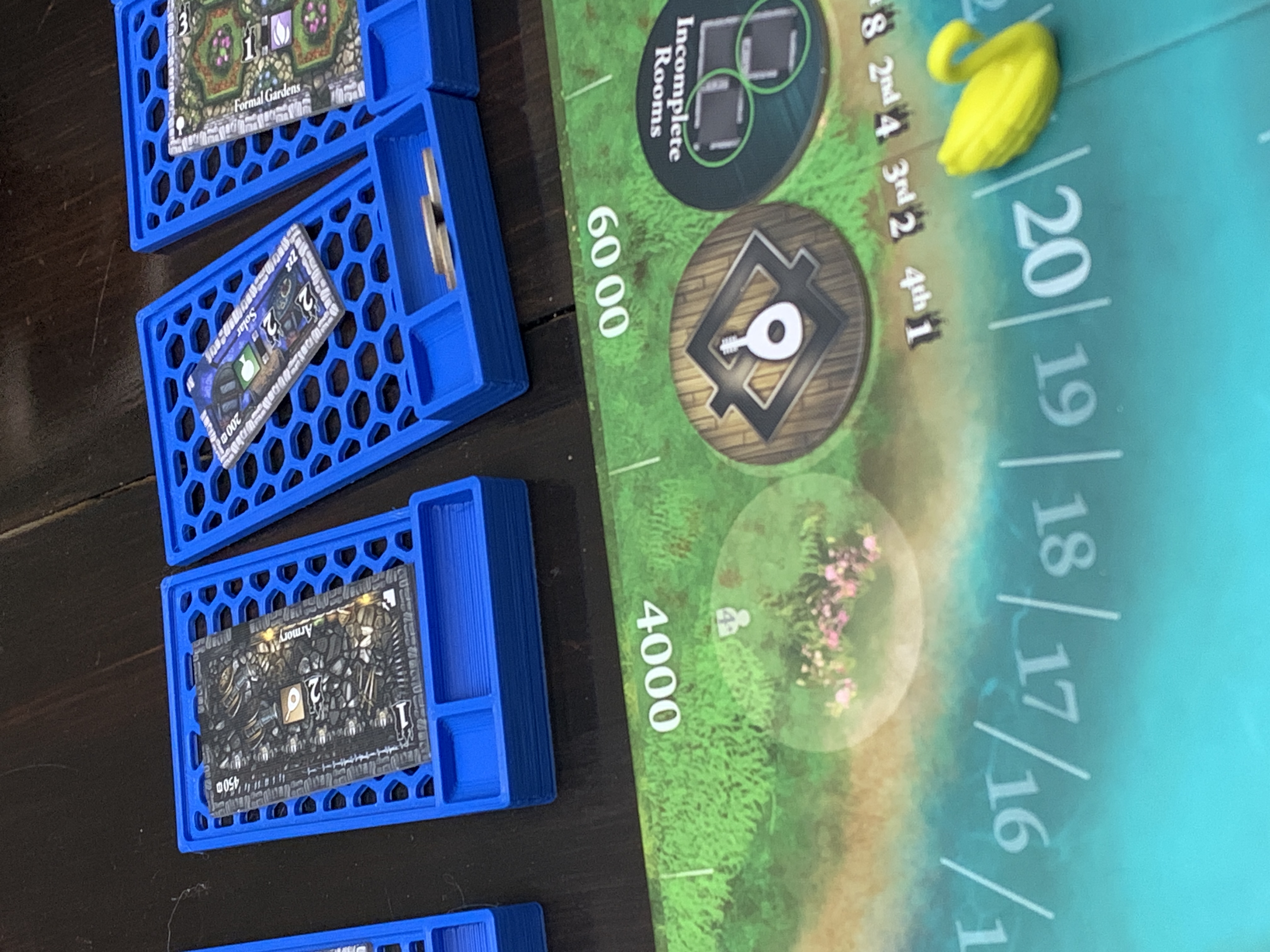 Room and token Auction Tray (Castles of Mad King Ludwig Board Game)