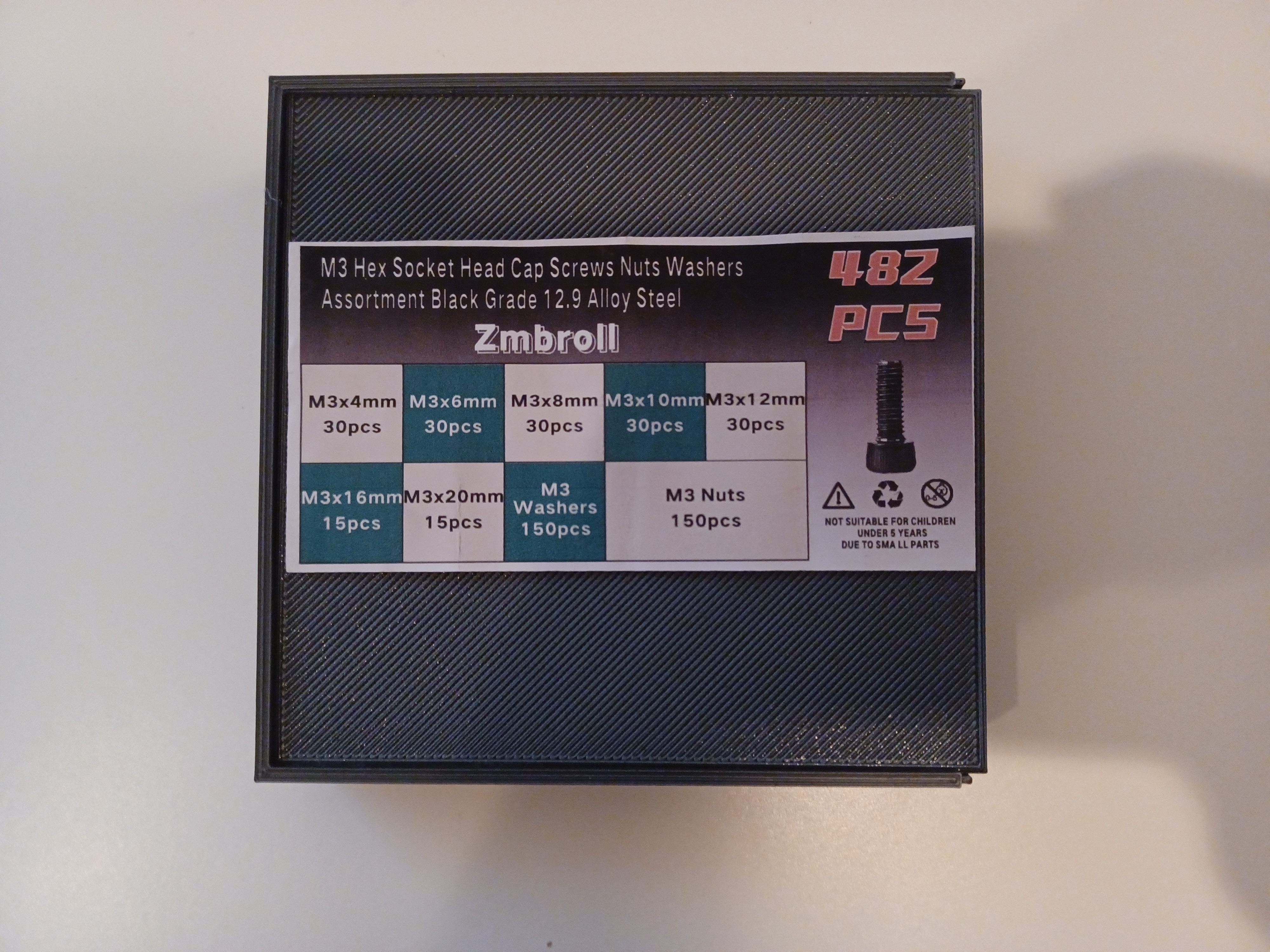 box with 9 space grid insert — miniatura 2