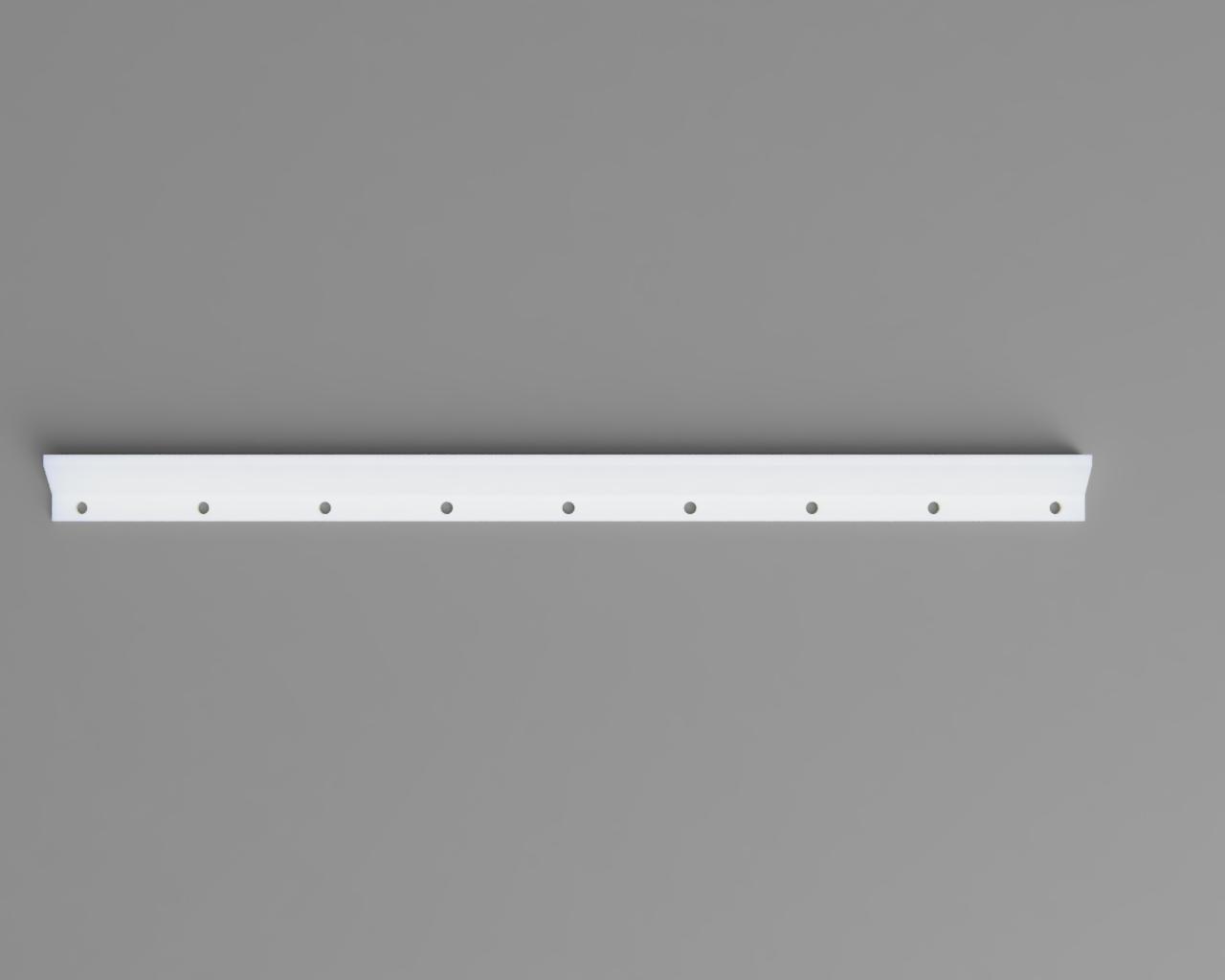 Angled Govee LED Light Strip Accent Lighting Mount With Holes for Securing Down