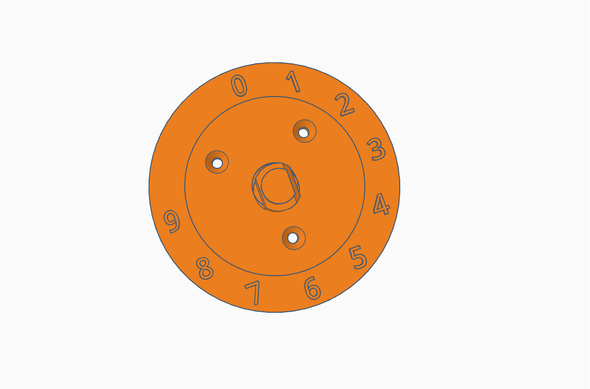 Stove Knob Base Plate for Child Toys — miniatura 4