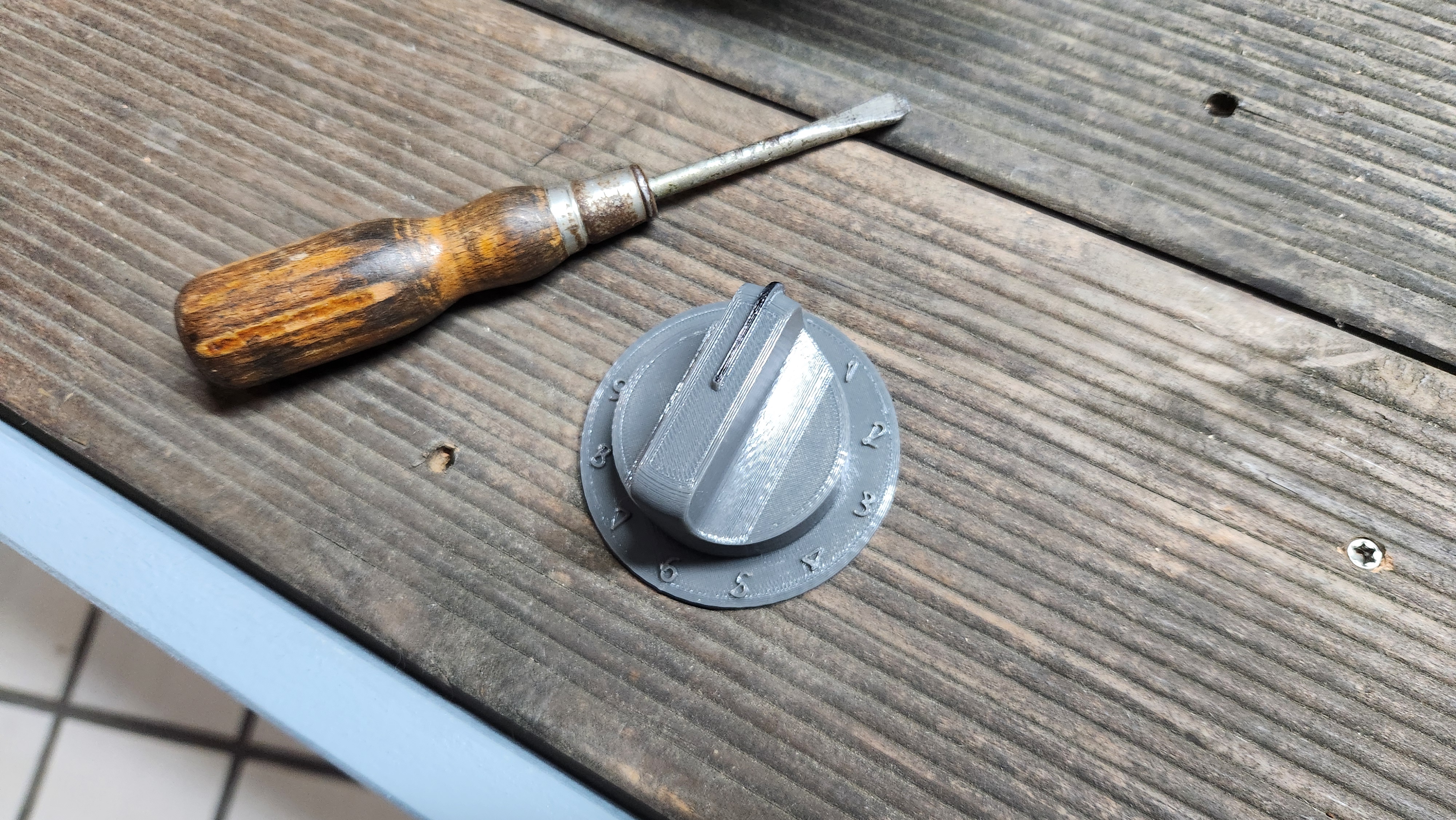 Stove Knob Base Plate for Child Toys — miniatura 2
