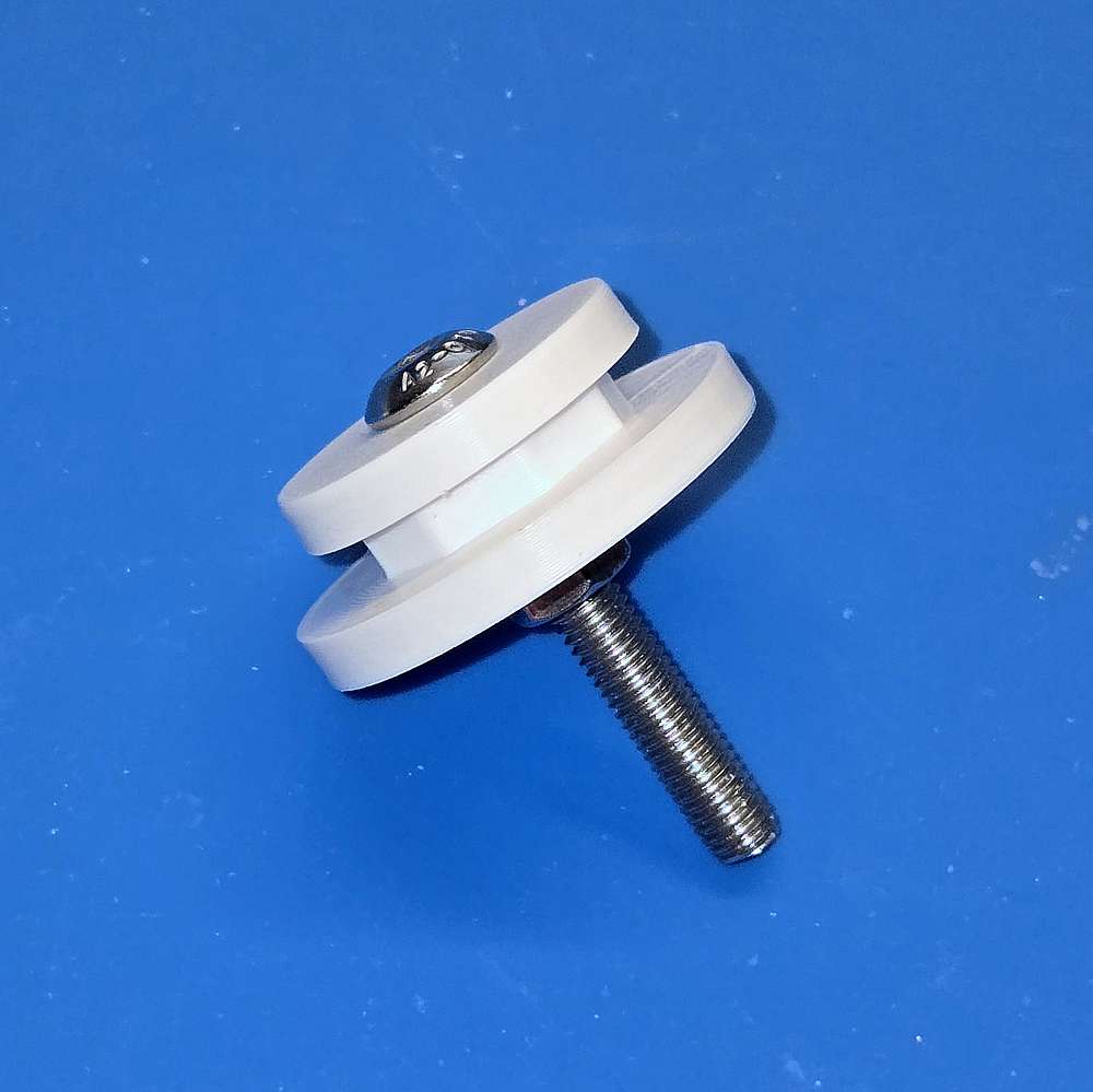 Screw-Down RAM Octagon Button