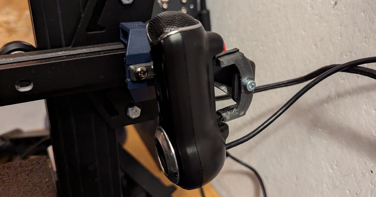 Kobra 2 Neo Logitech Pro 9000 cam mount by j0tp3 Download free STL