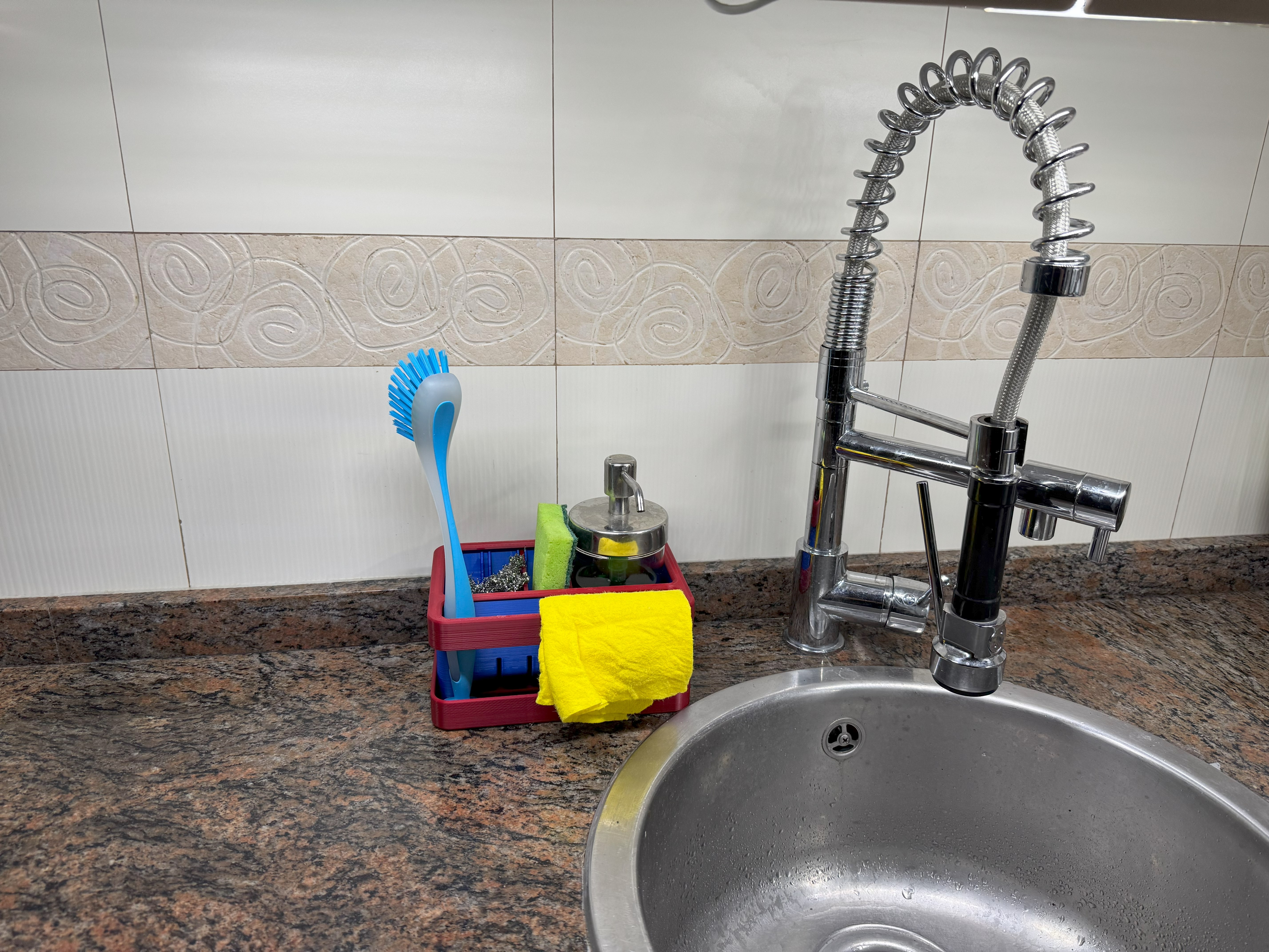 Dish wash sponge holder