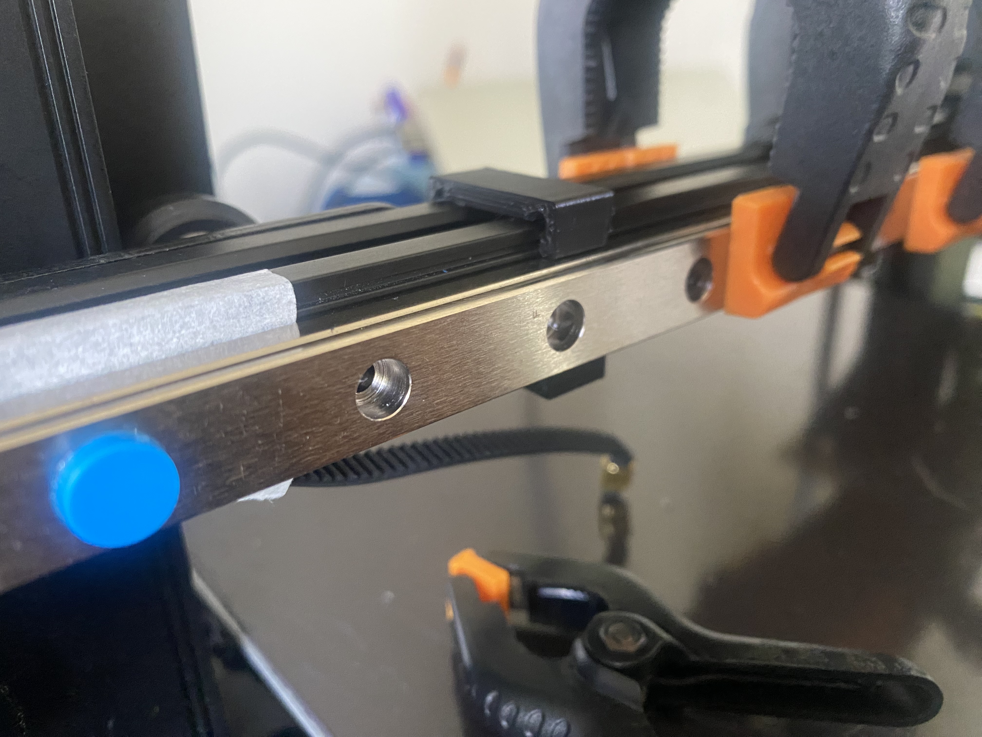 Ender 3 V2 Neo linear rail alignment bracket