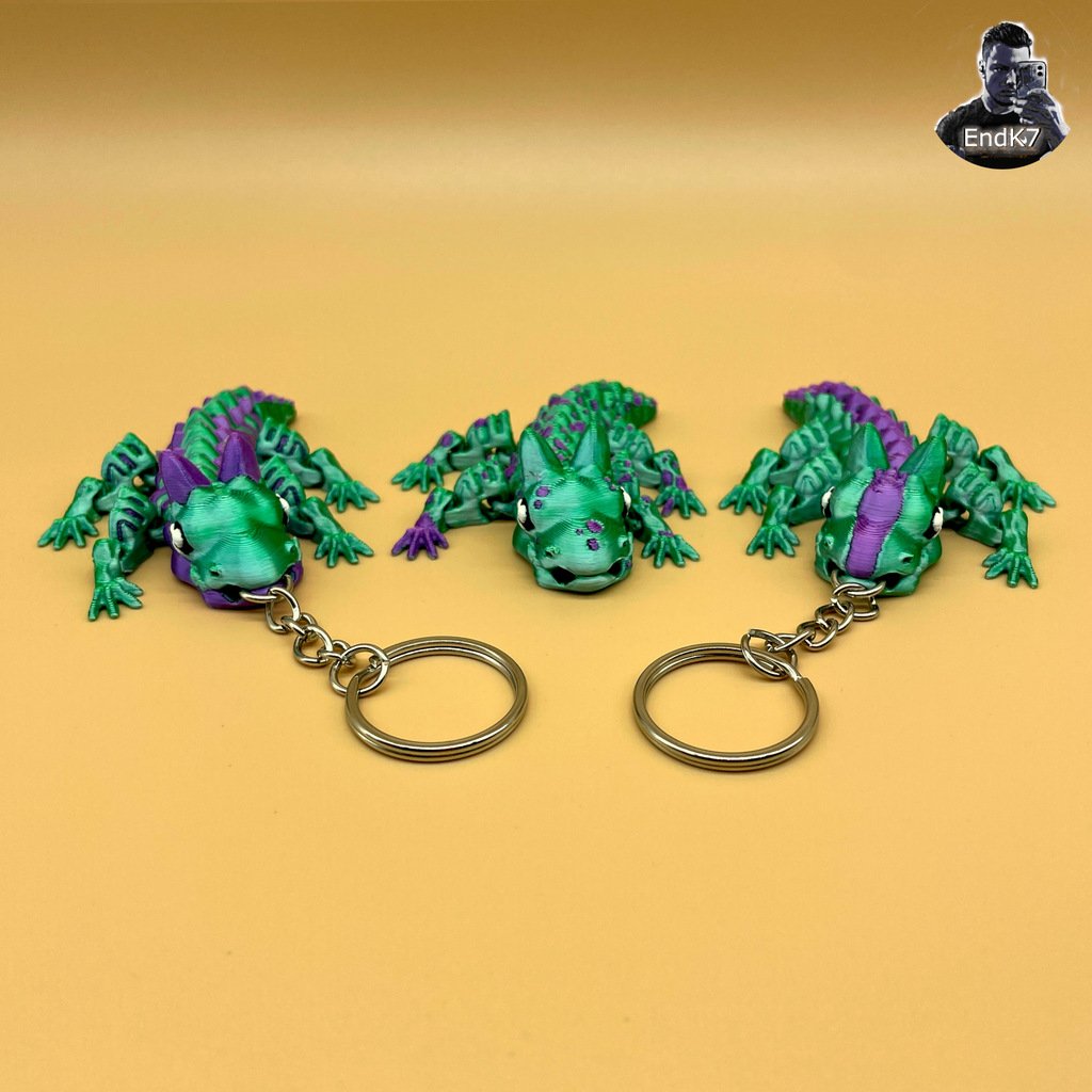 Baby Grumpy Dragon Keychains — miniatura 6