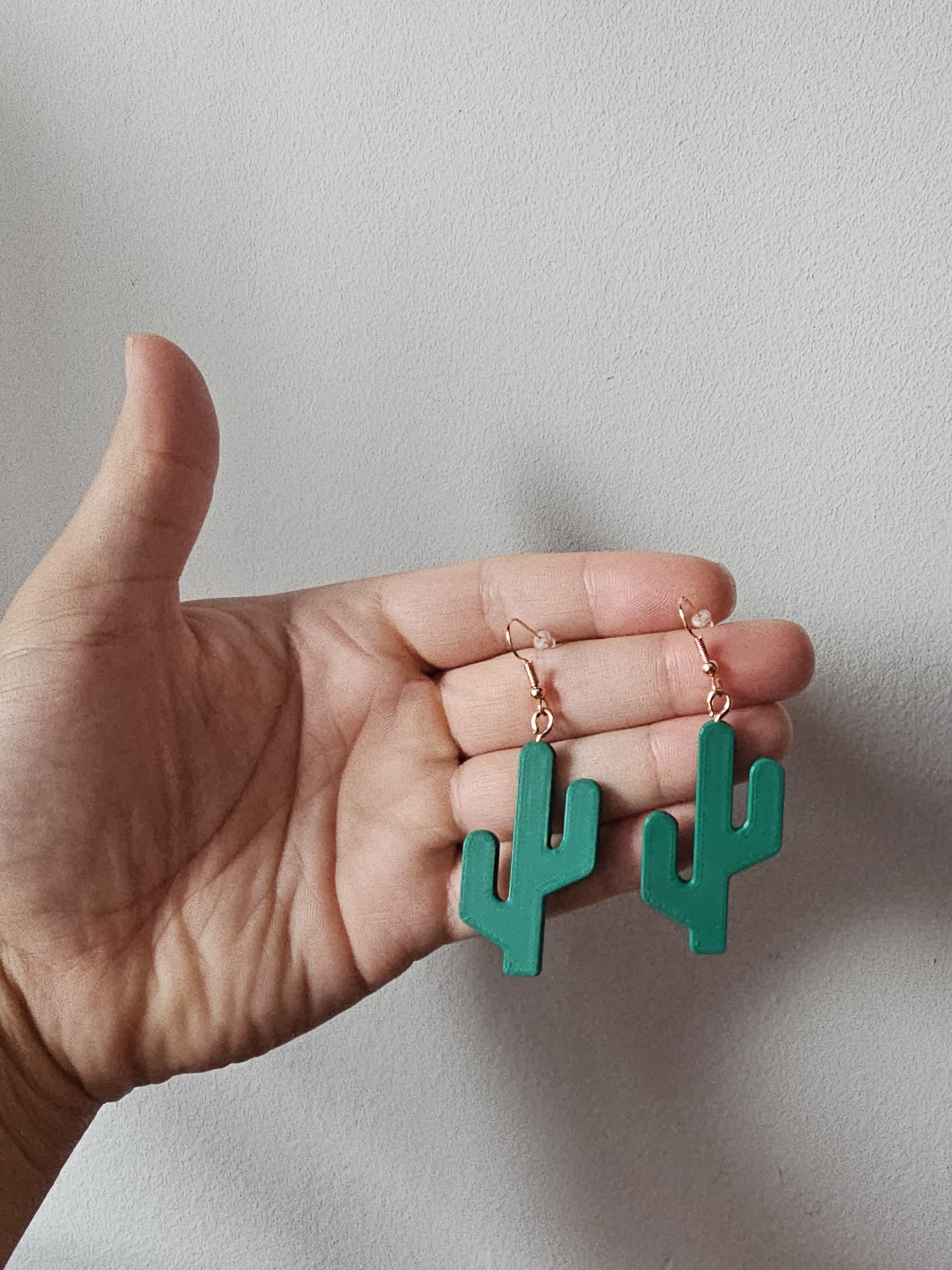Cactus earring pendant