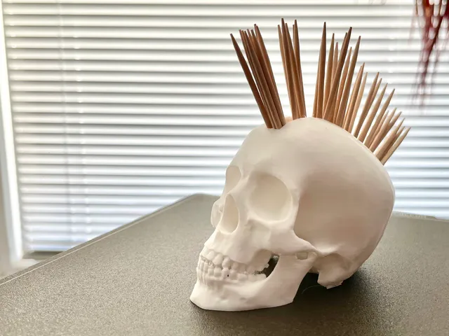 Punk Skull Toothpick Holder