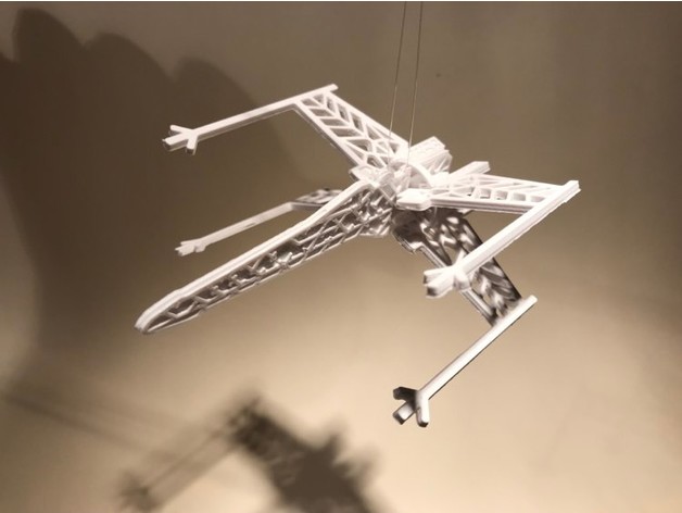 Snowflake X-Wing Kit Card Ornament