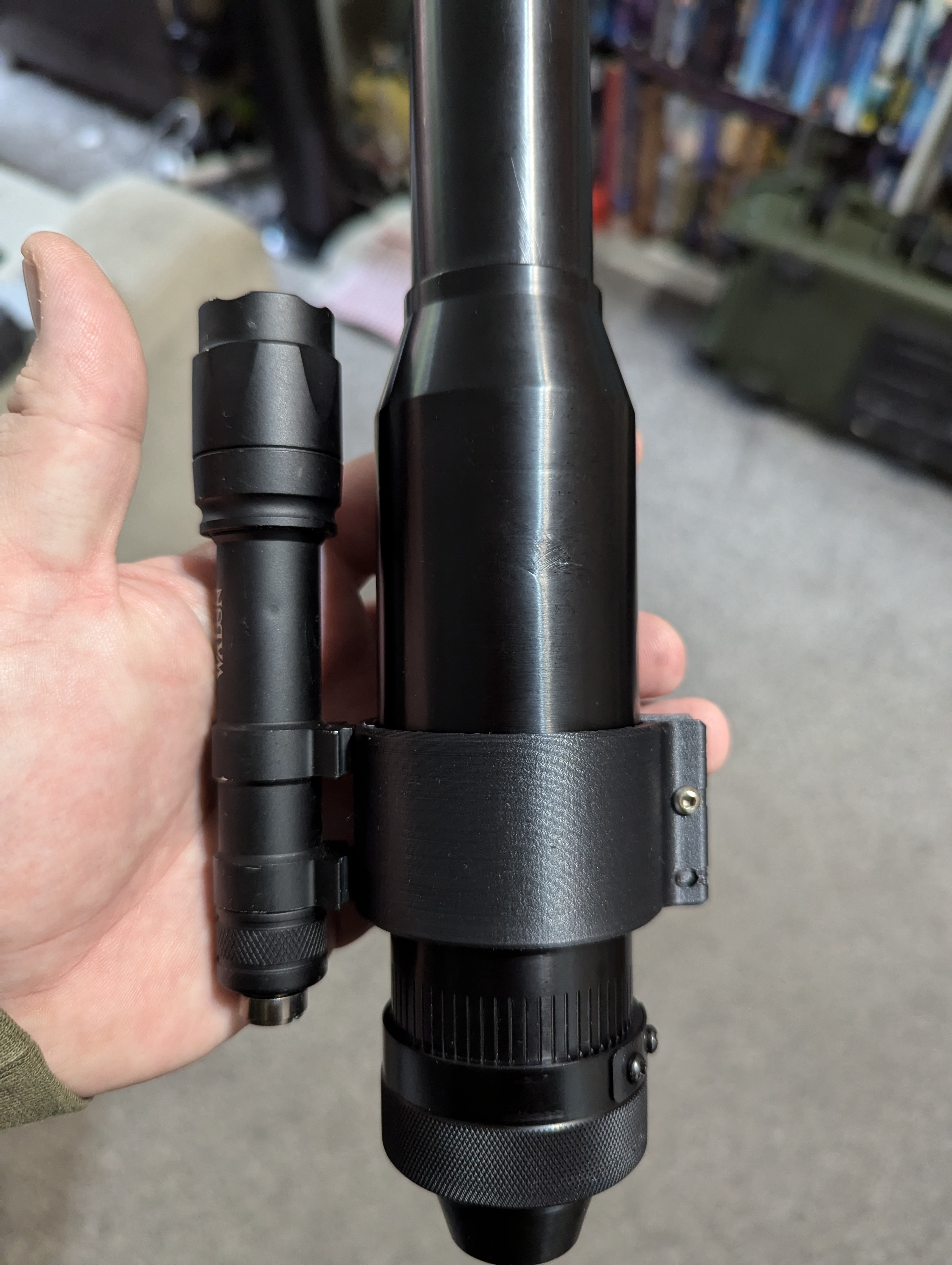 AK74U Suppressor torch mount