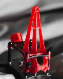 Triangle (Sigma) Fin for FPV racing drones