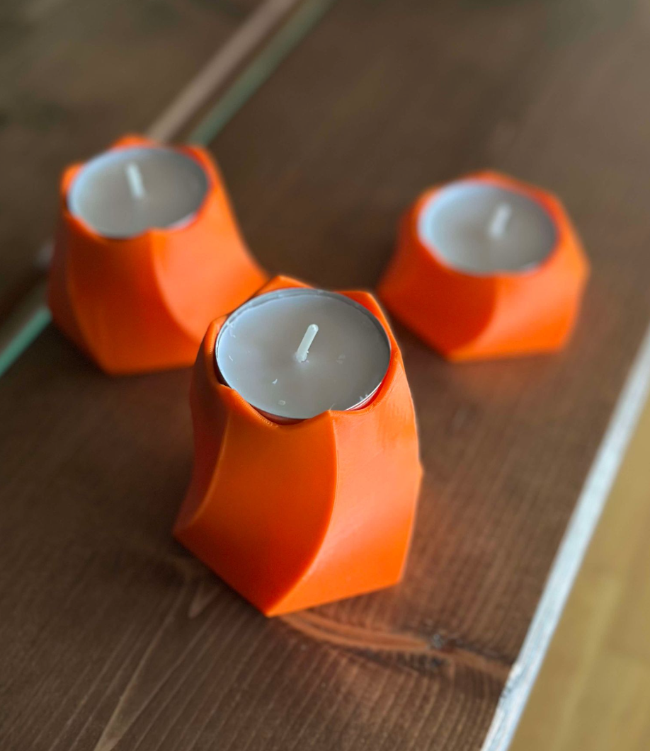 Modern Spiral Candle Holders – Stylish 3-Piece Set for Home Décor