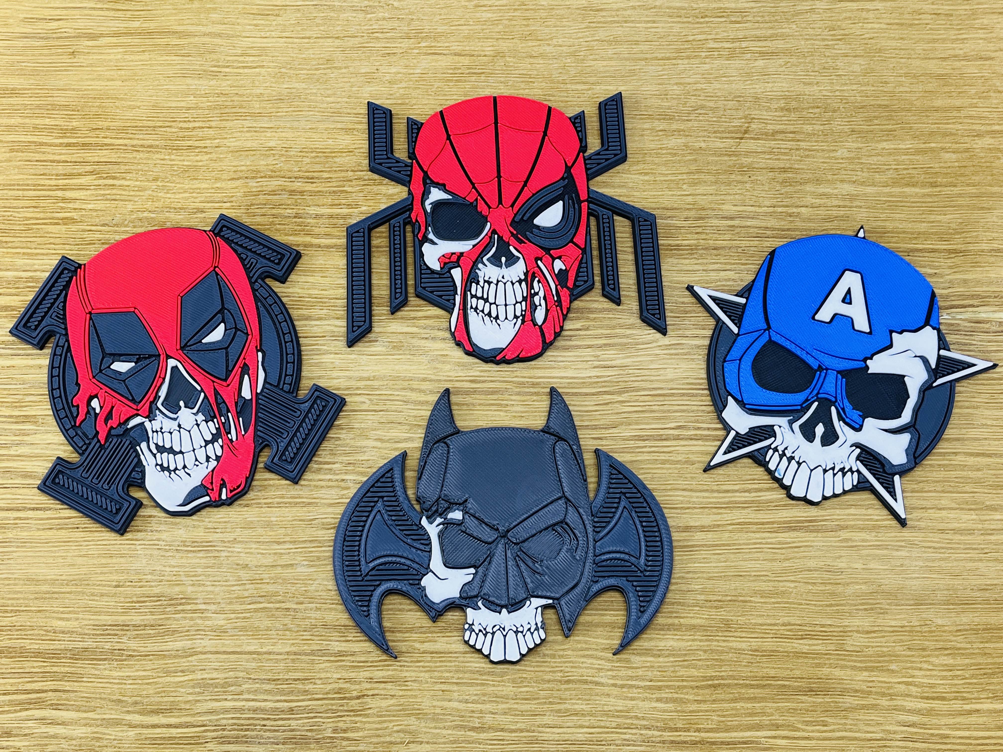 Heroes Skulls Coasters