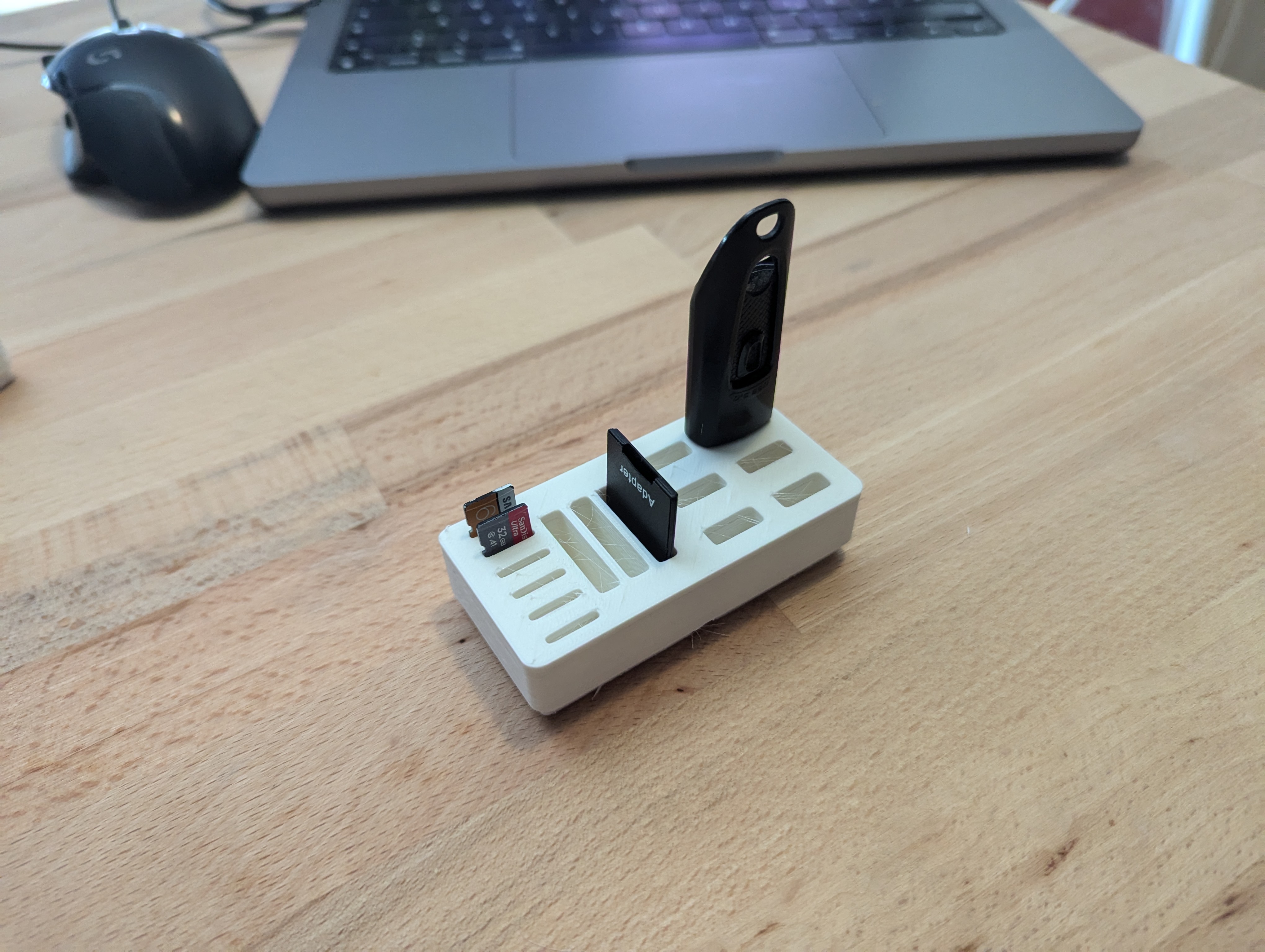Gridfinity USB & Micro SD & SD card Module — miniatura 8