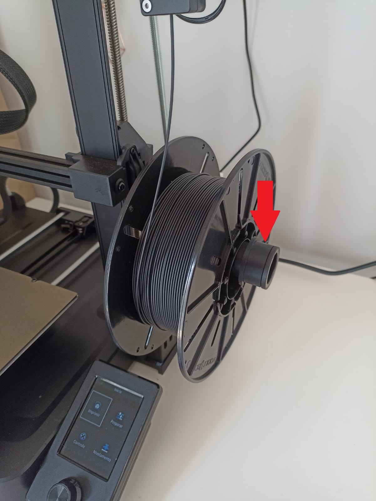 Spool holder rod clip (Ender3V3 SE/KE)