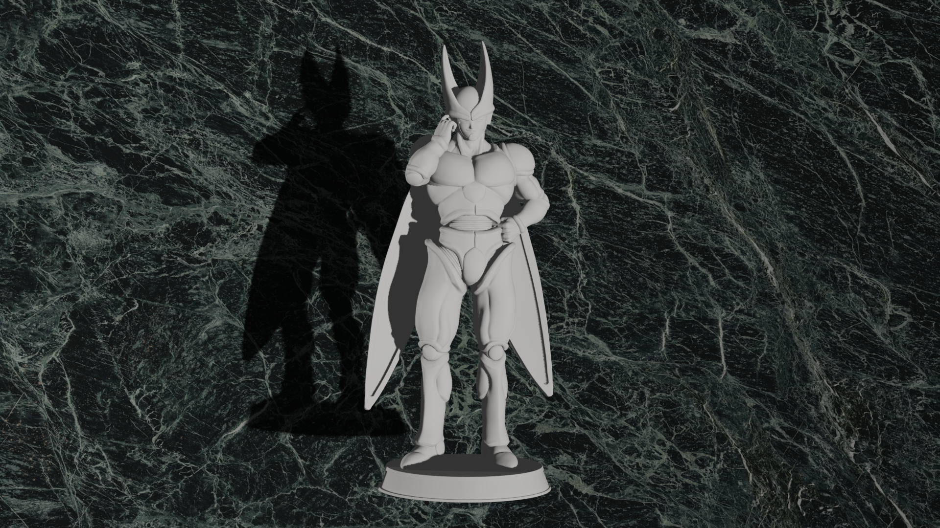 Cell Dragon Ball Z #7 Optimized for 3D Printing