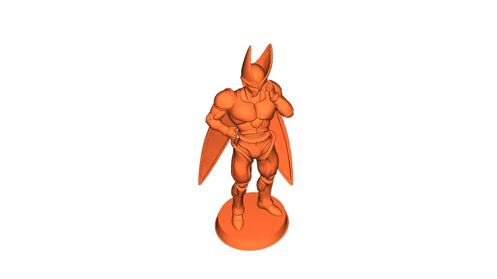 Cell Dragon Ball Z #7 Optimized for 3D Printing by 3DPremiun