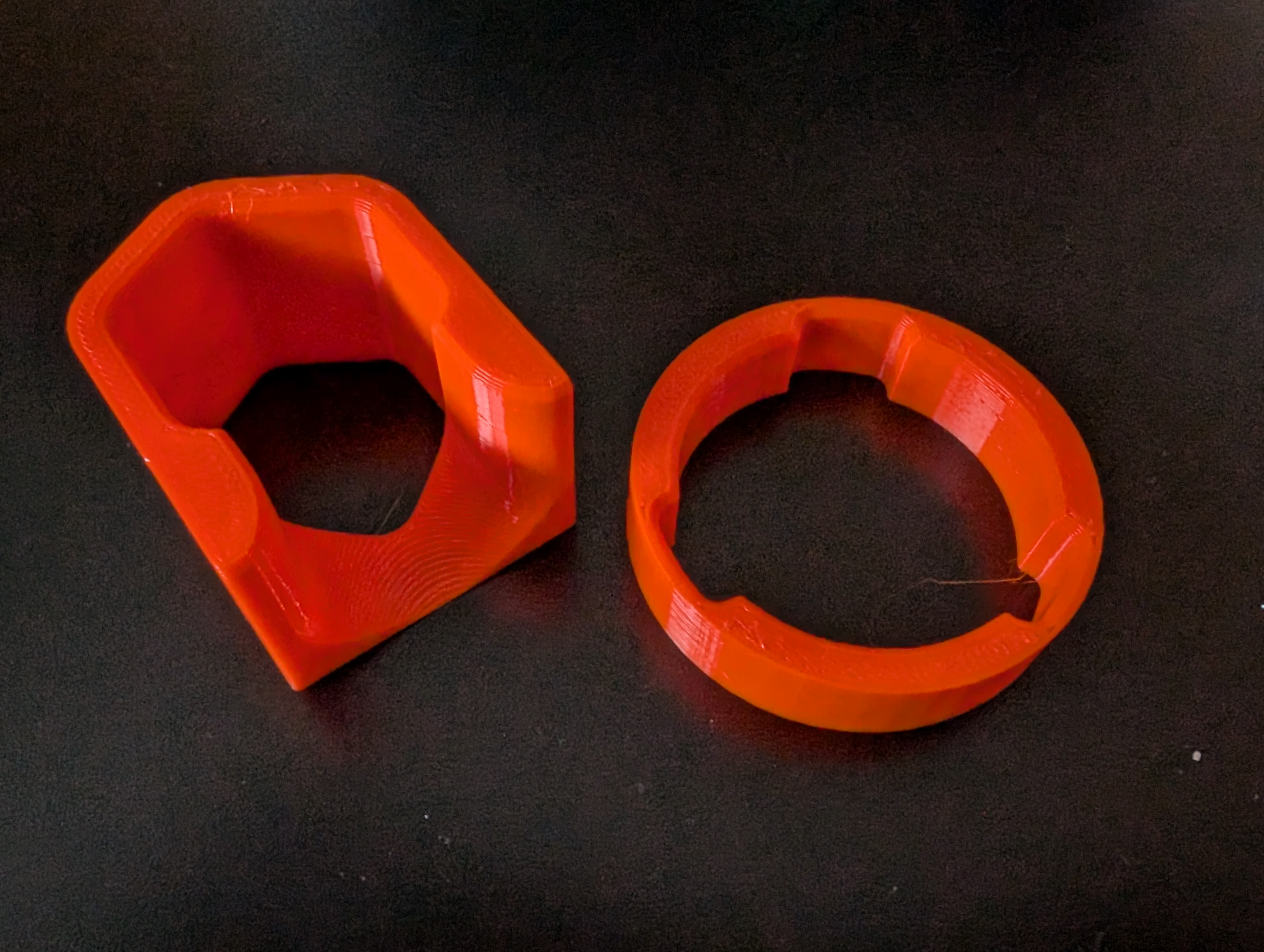 Clamps (or glueing aid) for osVac Drilling Tool