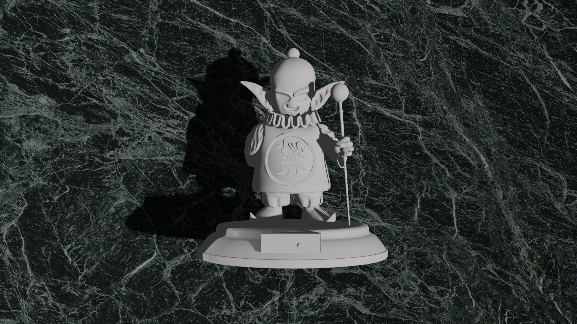 Pilaf Dragon Ball Z #10 Optimized for 3D Printing