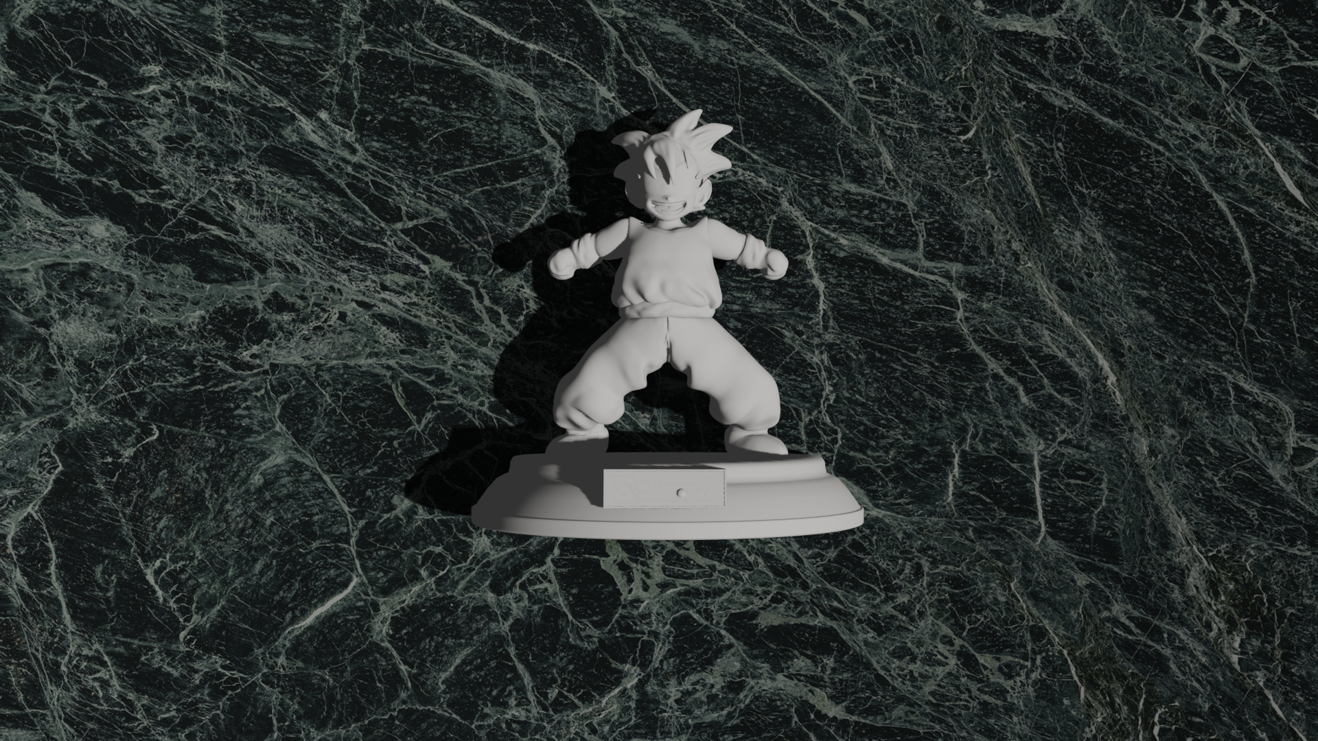 Kid Goku Dragon Ball Z #11 Optimized for 3D Printing