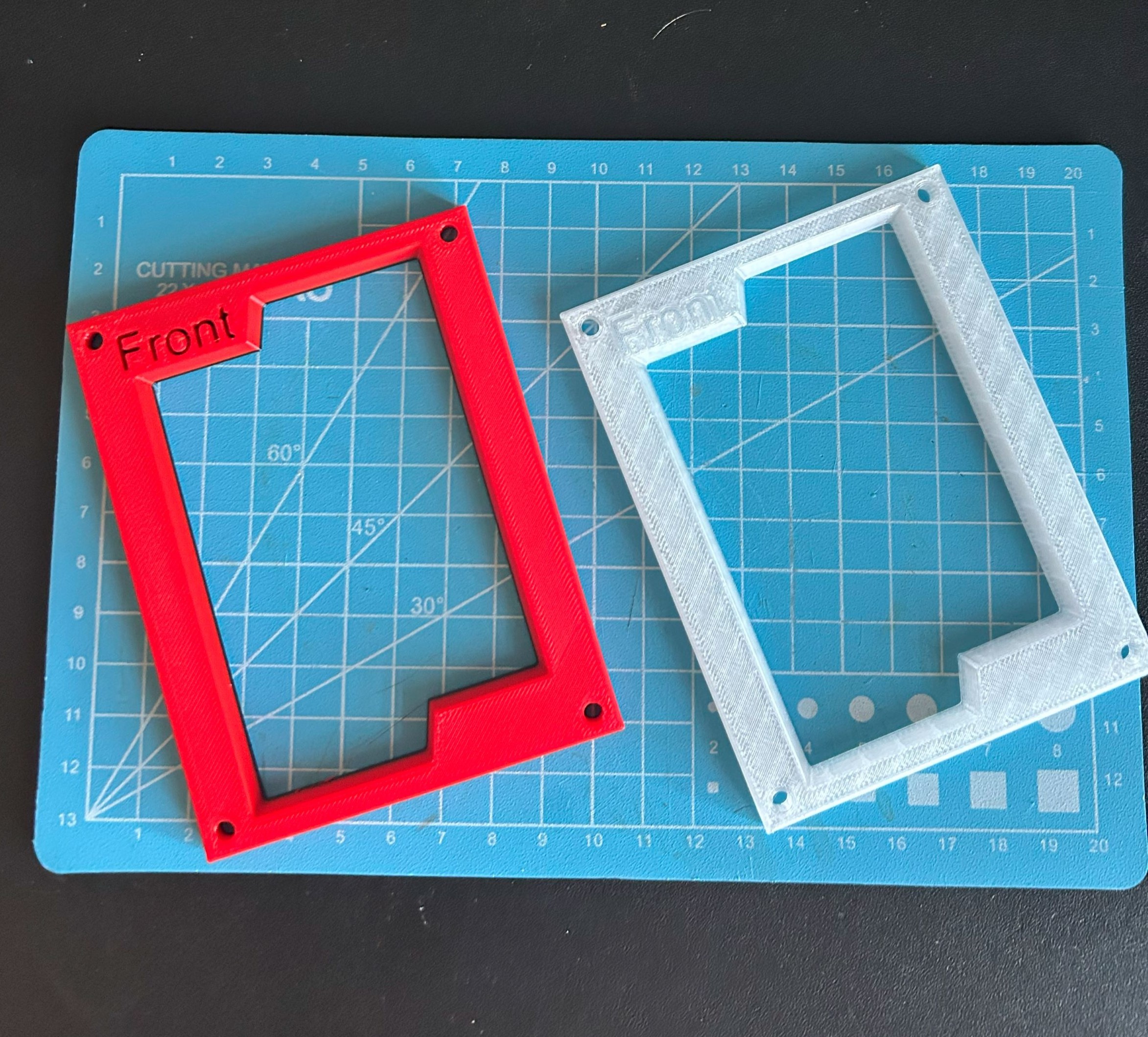 Cutout Template for single Gang "old work" box