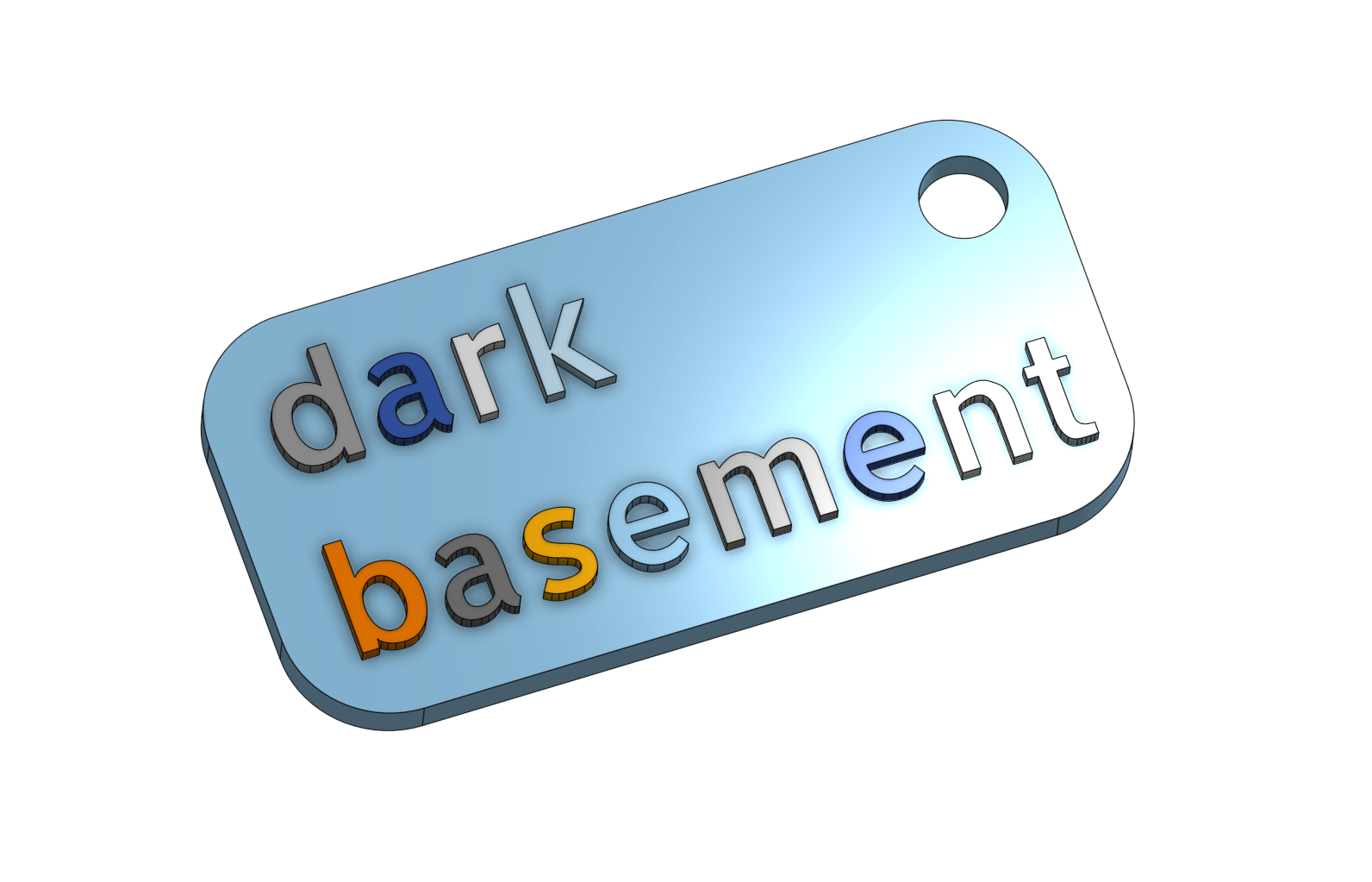 Keychain dark basement — miniatura 2
