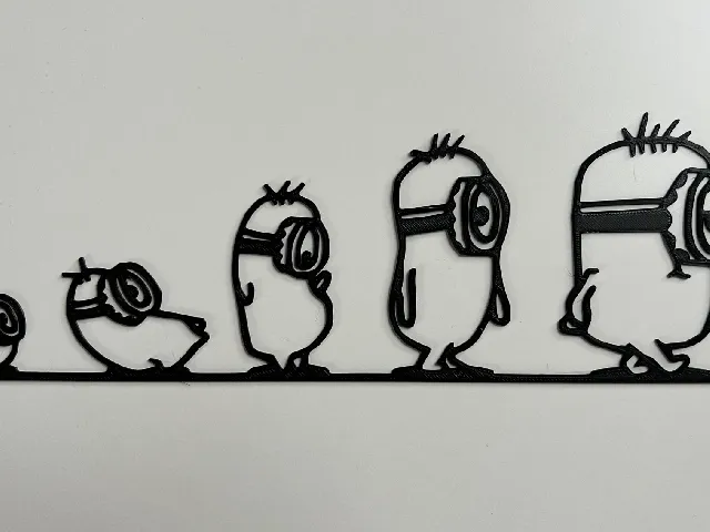 Minions Evolution Wall Art (Stuart)