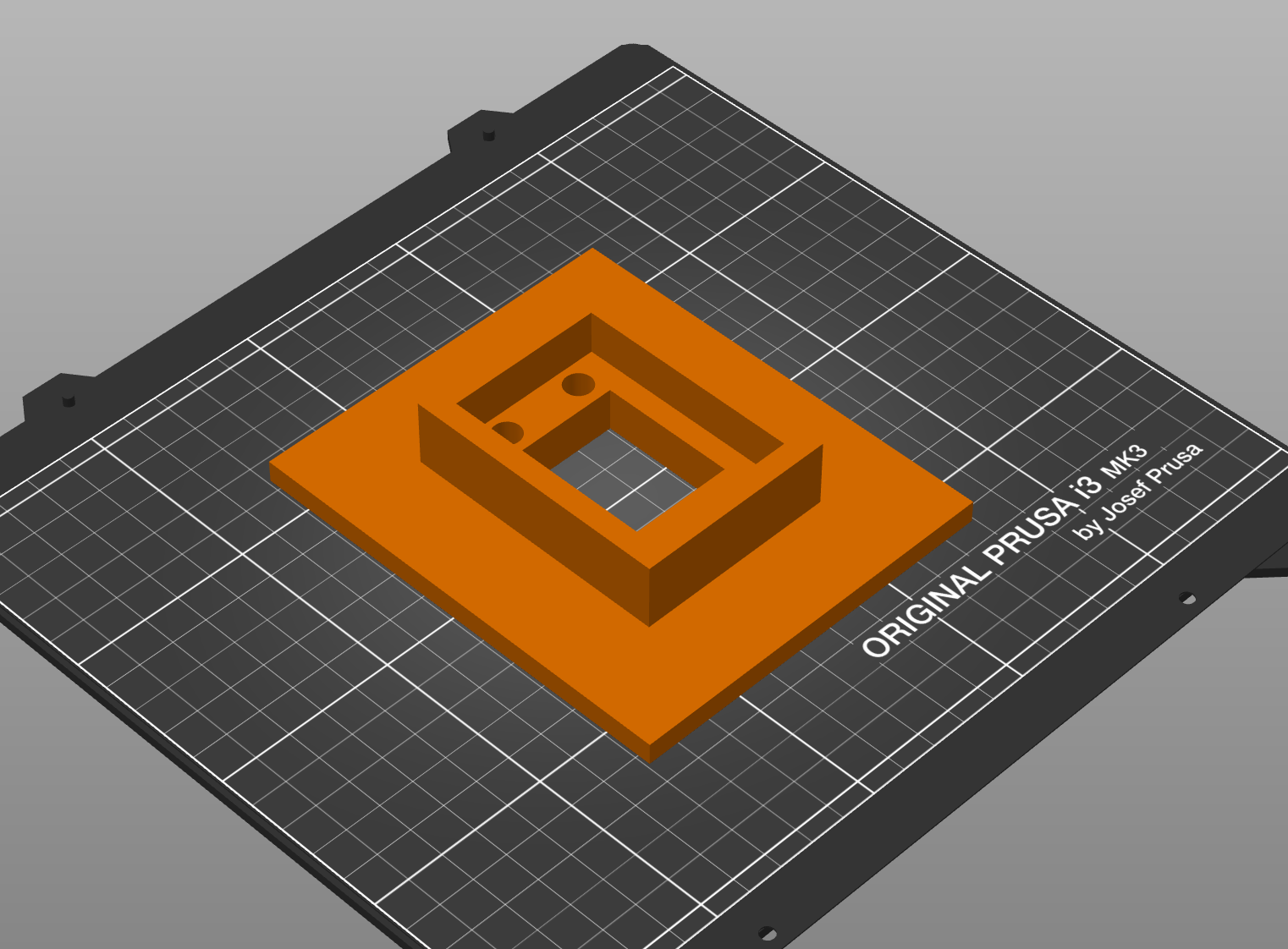 Drill and router Template for 1.75in by 2.5in engagement ring box with