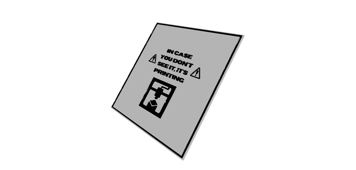 funny 3D printer sign — thumbnail 3