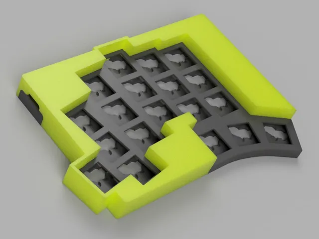 TOTEM-SHIFT Wireless BLE Redux Split Splay Keyboard Case