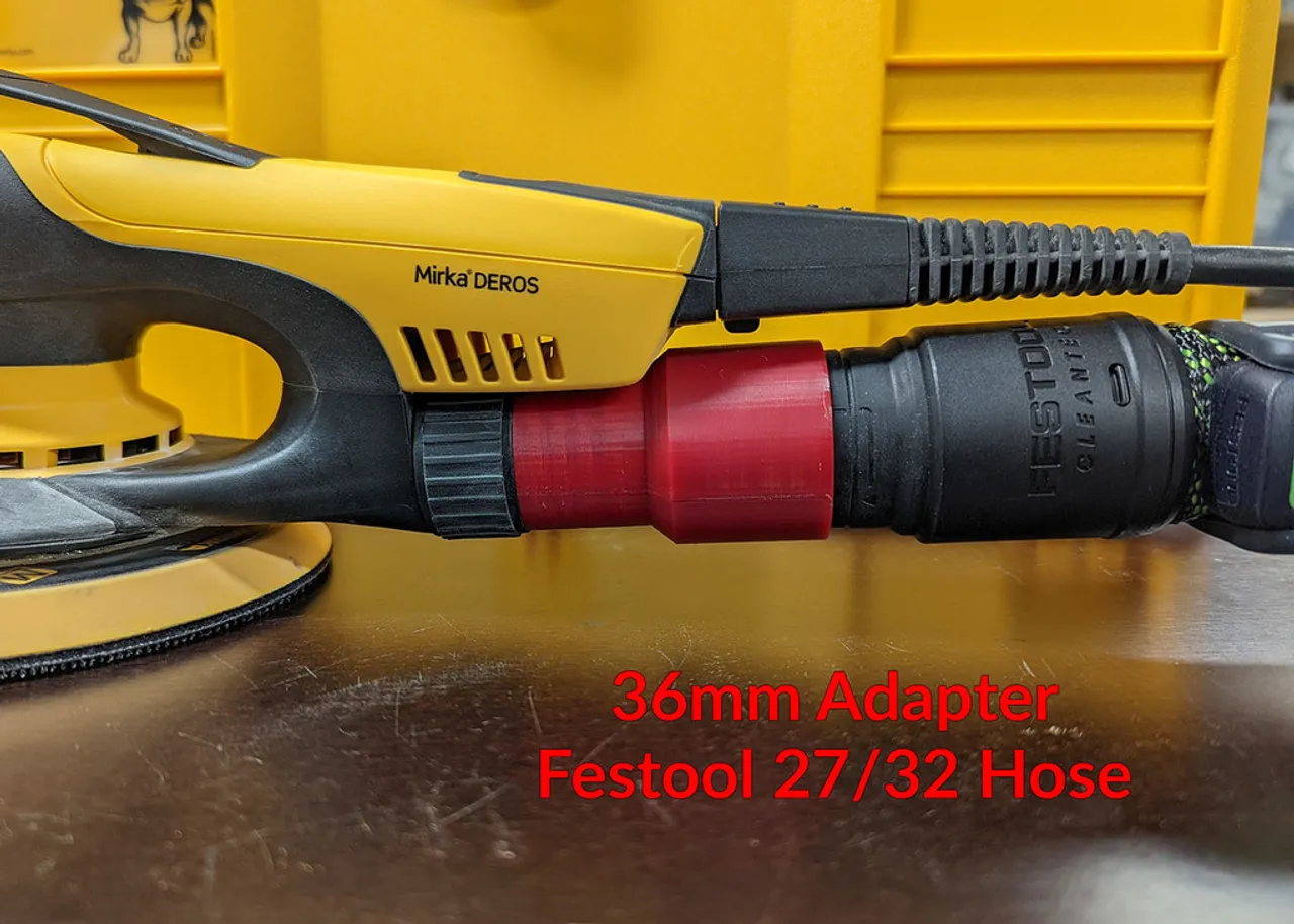 Mirka Deros Sander Adapter for Festool Cleantec and Vacuums by kerngebiet, Download free STL model