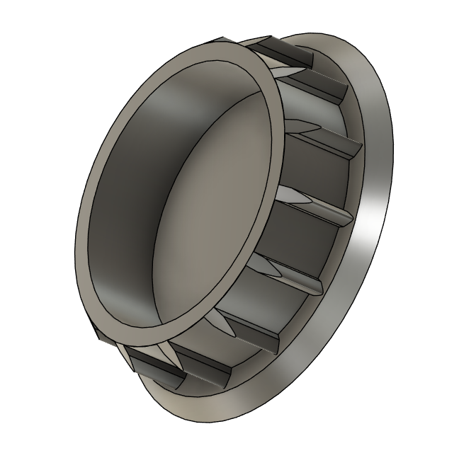 Miniatura 2 do modelo 3D 3030 Cube connector end cap
