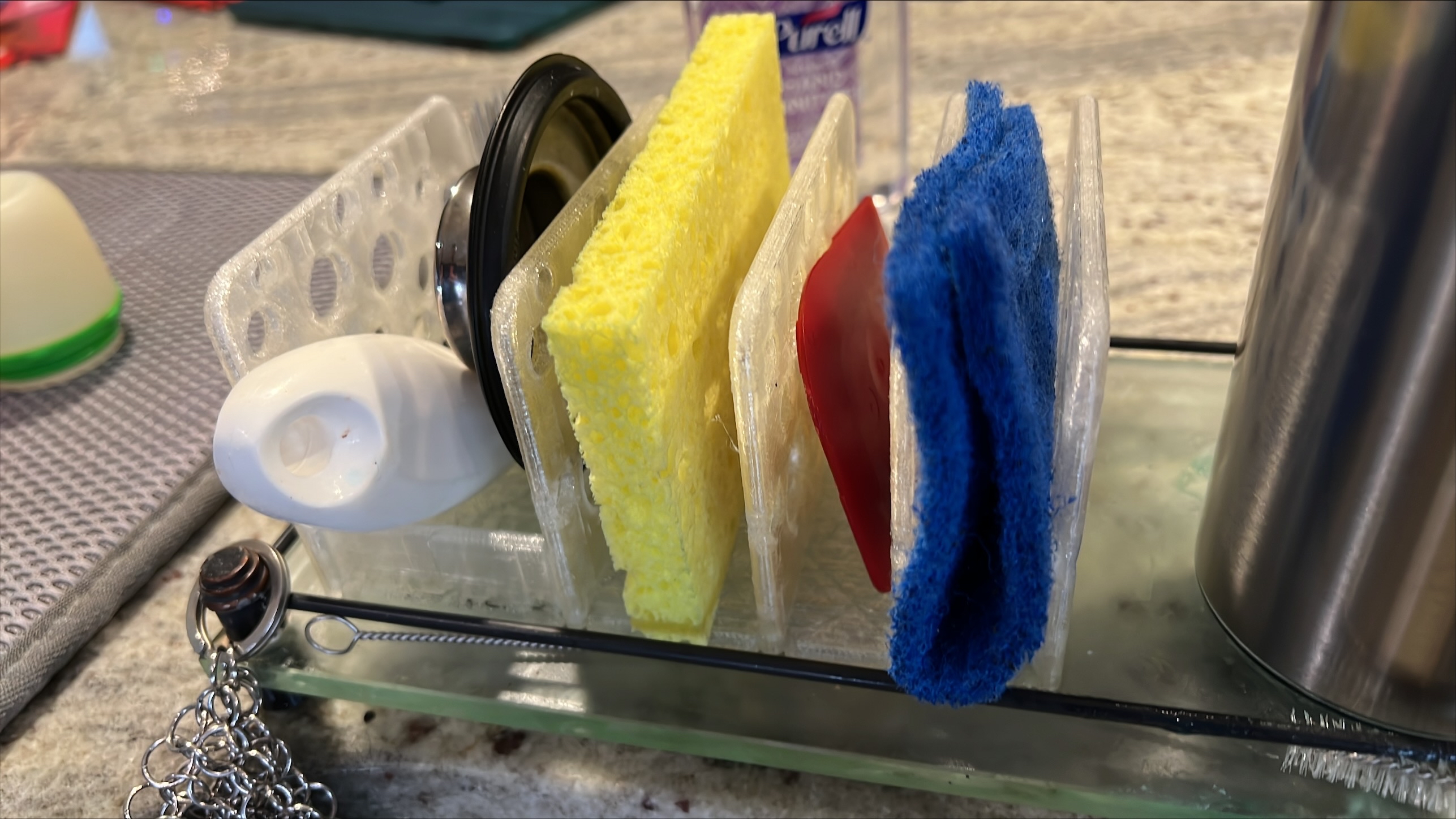 Kitchen Sink Sponge Organizer