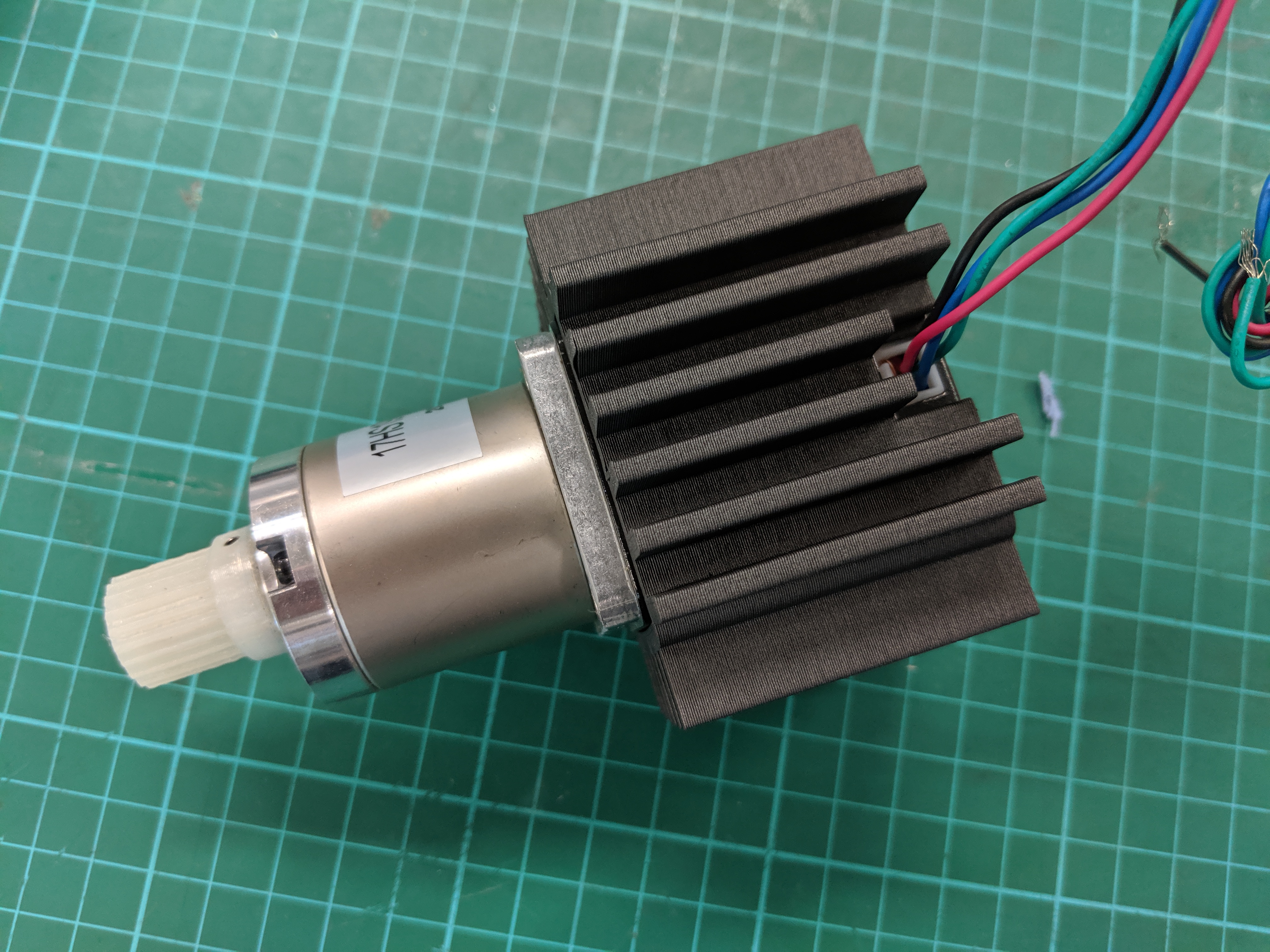 Parametric Stepper Motor Heat-Sink