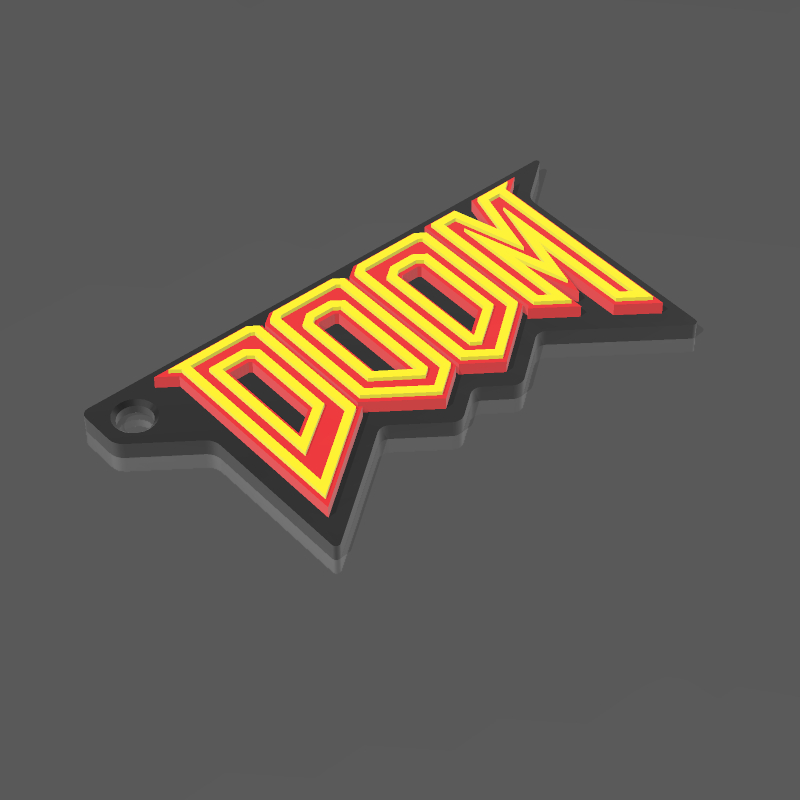 Doom Keychain