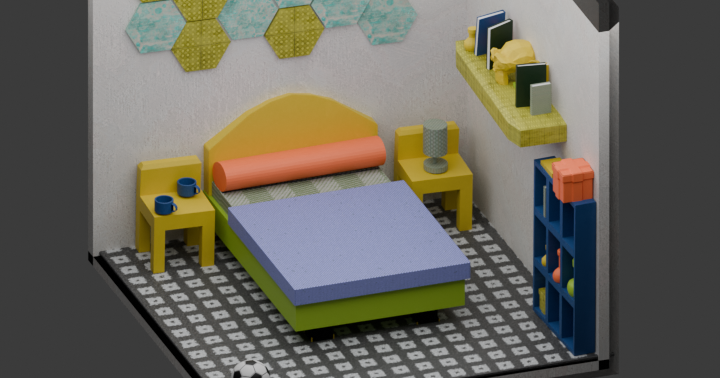 BEDROOM by Anna | Download free STL model | Printables.com