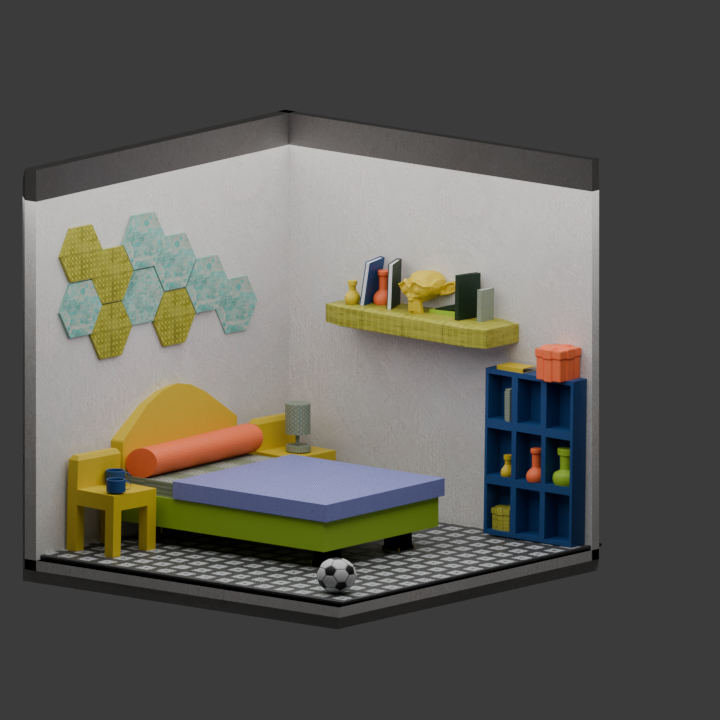 BEDROOM by Anna | Download free STL model | Printables.com
