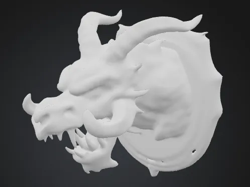 Dragon wall decoration