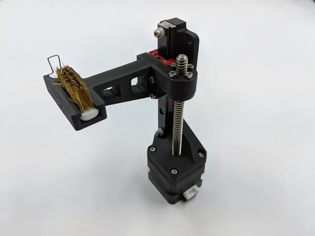 E3D's ToolChanger - Adjustable Cleaning Brush